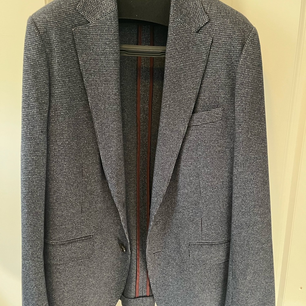 Men's Blue-Gray Blazer